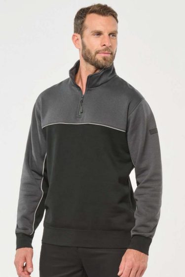 Kariban | WK404 Workwear Sweater with 1/4 zip