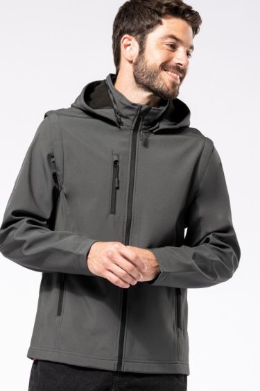 Kariban | K422 Unisex 3 -layer hooded softshell jacket