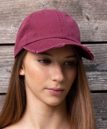 Atlantis | Dad Hat Destroyed 6 Panel Baseball Cap "Dad Hat Destroyed"