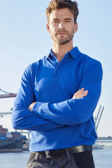 James & Nicholson | JN 1842 Men's Workwear Polo long-sleeve