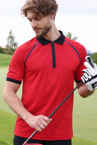 James & Nicholson | JN 1308 Men's Polo with Zip