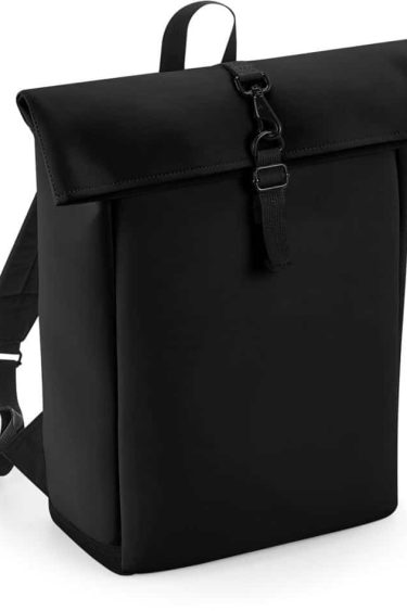 BagBase | BG335 Matte PU Roll-Top Backpack