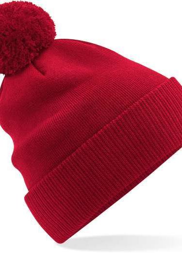 Beechfield | B450N Organic Beanie with Pompom "Snowstar®"