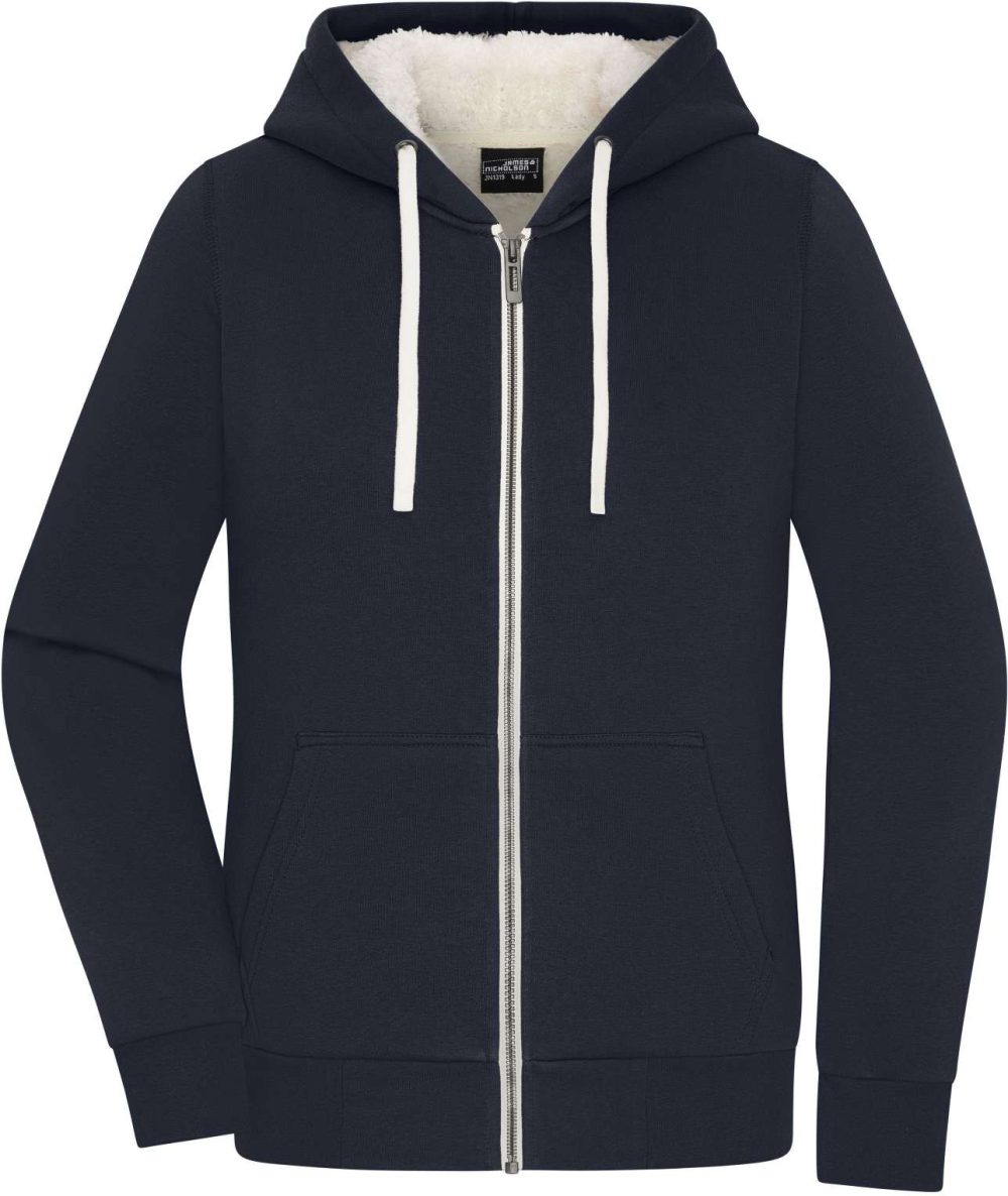 James & Nicholson | JN 1319 Ladies' Hooded Sweat Jacket "Sherpa"