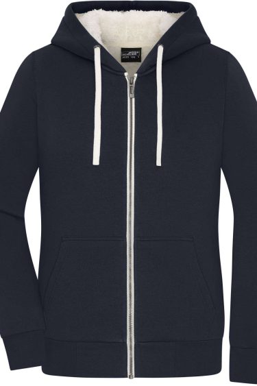 James & Nicholson | JN 1319 Ladies' Hooded Sweat Jacket "Sherpa"