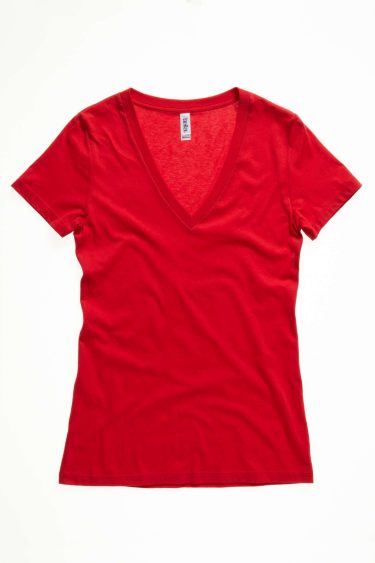 Bella + Canvas | 6035 Ladies' Jersey Deep V-Neck T-Shirt