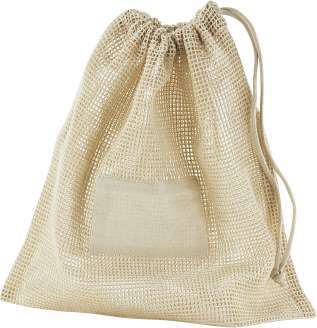 Westford Mill | W155 Organic Cotton Mesh Bag with drawstring