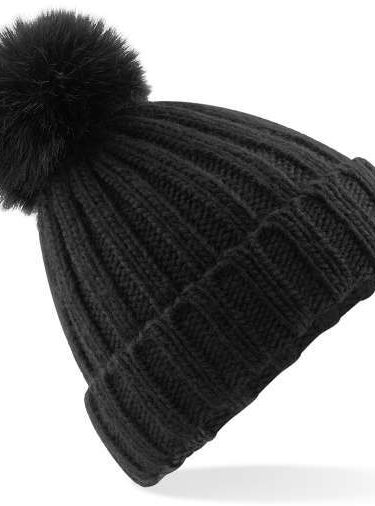 Beechfield | B413 Knitted Hat with Pompon