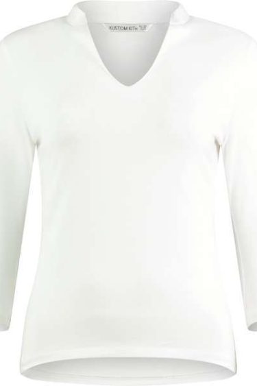 Kustom Kit | KK 785 Mandarin Collar Blouse with 3/4 sleeve