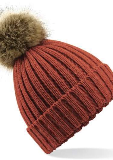 Beechfield | B412 Knitted Hat with Pompon