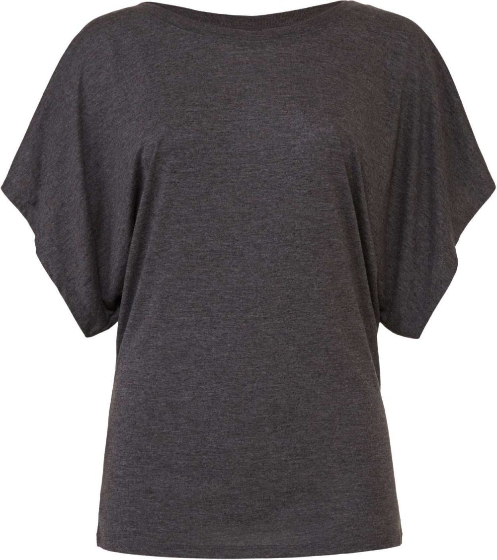 Bella + Canvas | 8821 Ladies' Flowy Draped Sleeve Dolman T-Shirt