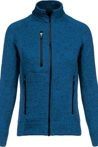 Kariban | K9107 Ladies' Melange Knitted Fleece Jacket