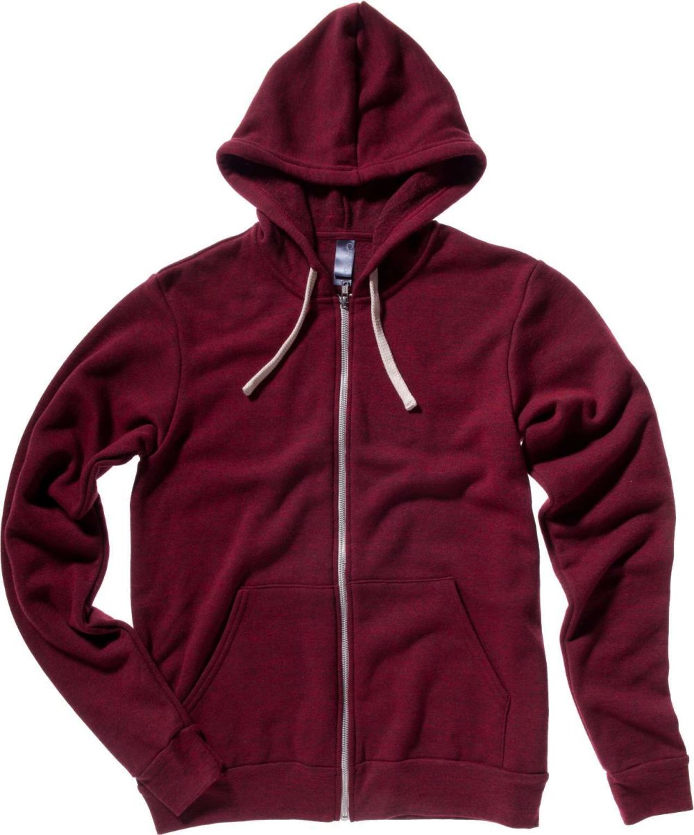 Bella + Canvas | 3909 Unisex Triblend Hooded Sweat Jacket