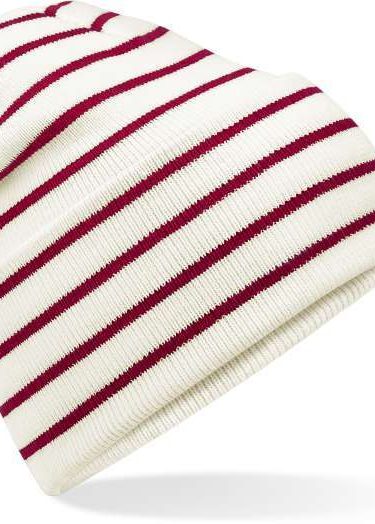 Beechfield | B39R Original Deep Cuffed Striped Beanie
