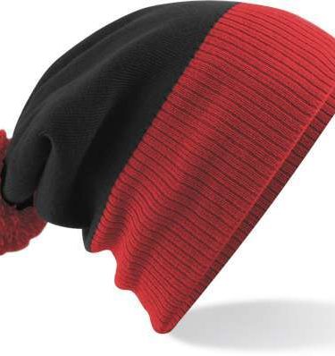 Beechfield | B451 2-color beanie with pompom