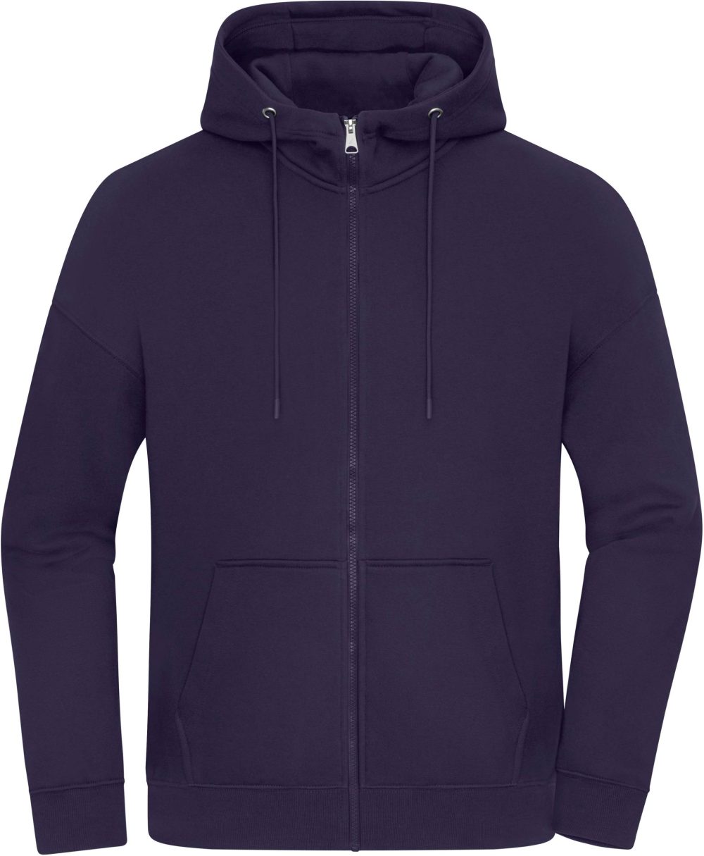 Daiber | 8043 Oversize Organic Hooded Sweat Jacket