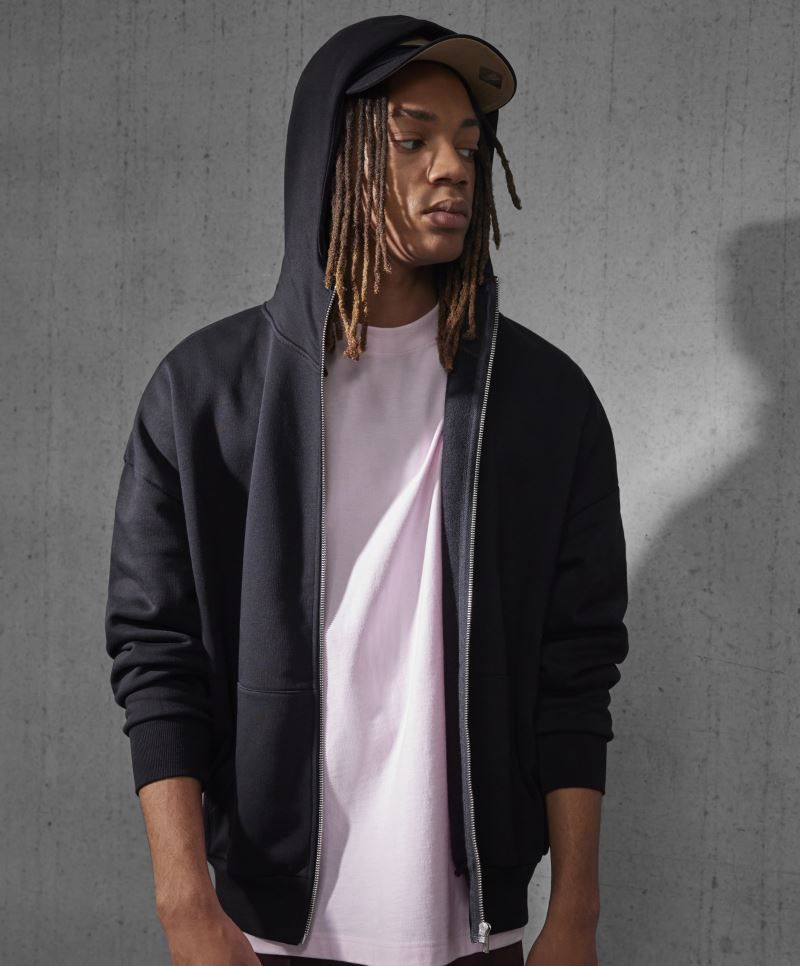 B&C | Influence Zip Hood Heavy Oversize Hooded Sweat Jacket