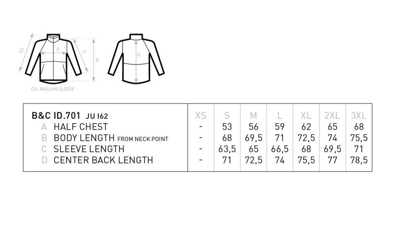 Grössentabelle 01.0062