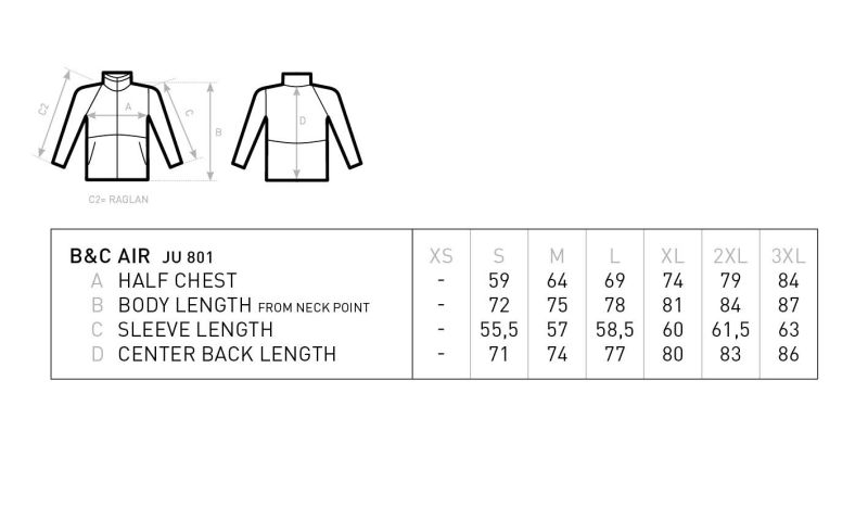 Grössentabelle 01.0801