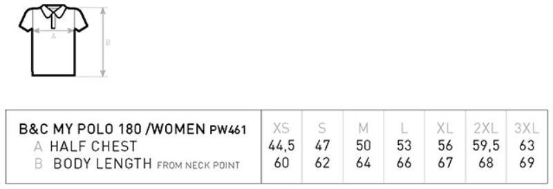 Grössentabelle 01.W461