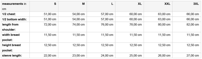 Grössentabelle 02.0026