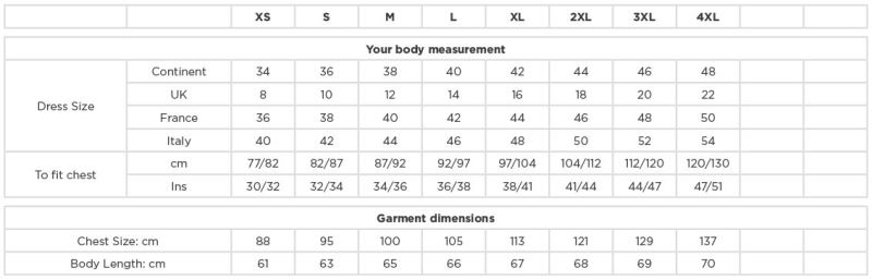Grössentabelle 11.924F