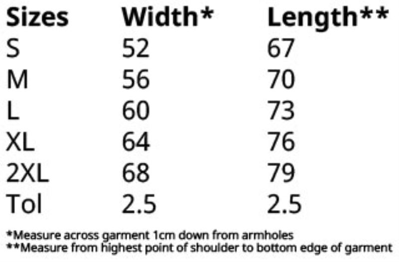 Grössentabelle 16.2114