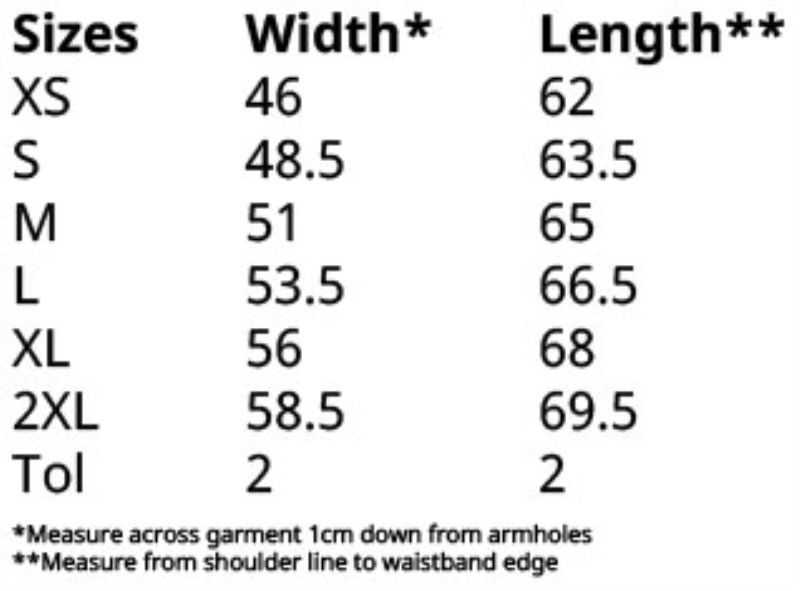 Grössentabelle 16.2146