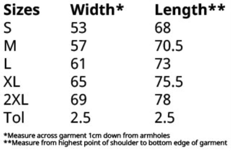Grössentabelle 16.2152