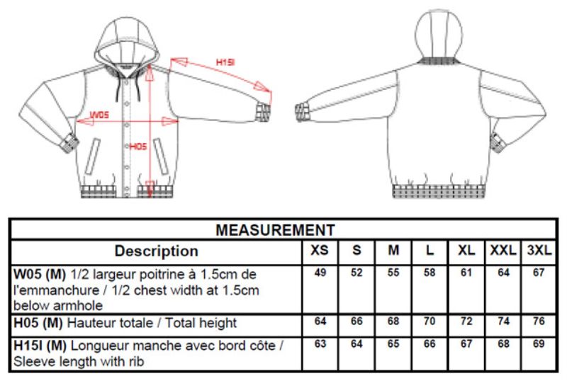 Grössentabelle 20.4003