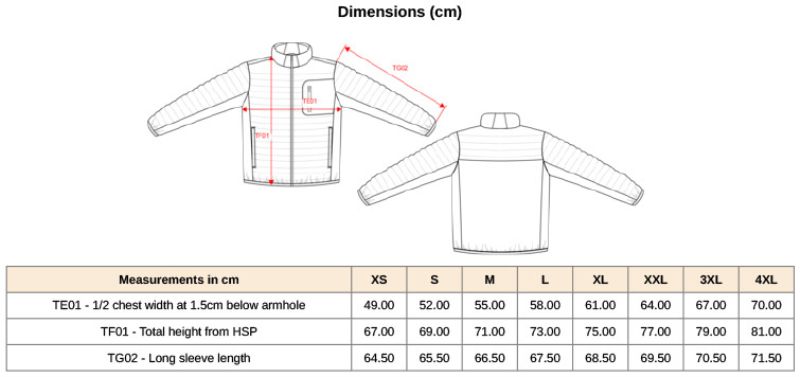 Grössentabelle 20.6171