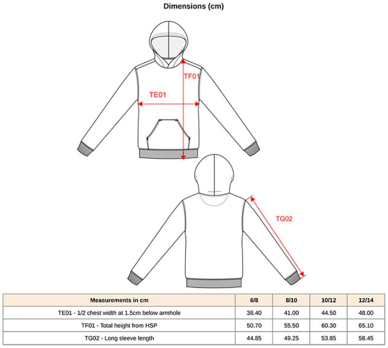 Grössentabelle 20.K014