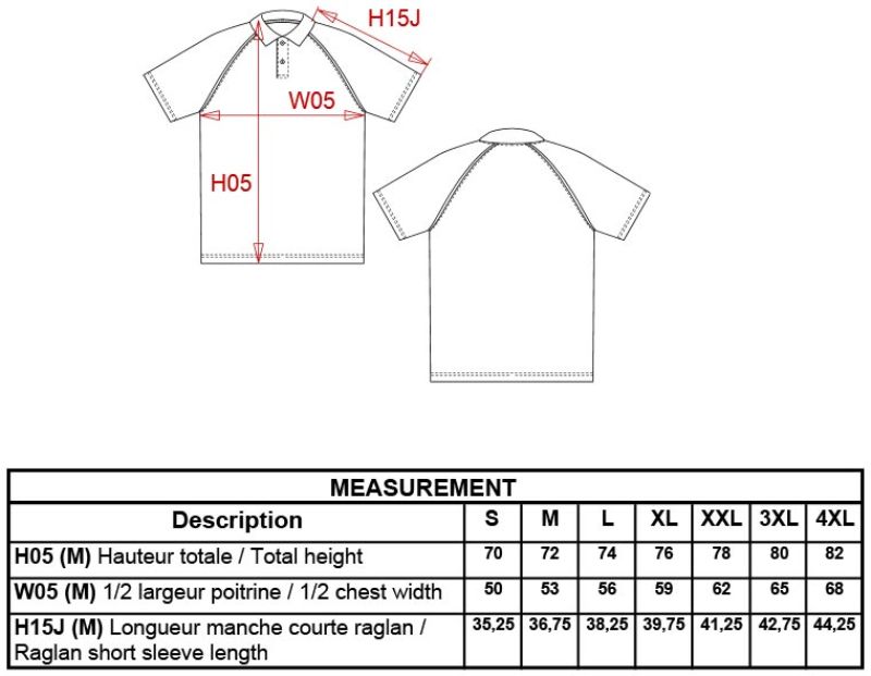 Grössentabelle 20.K226