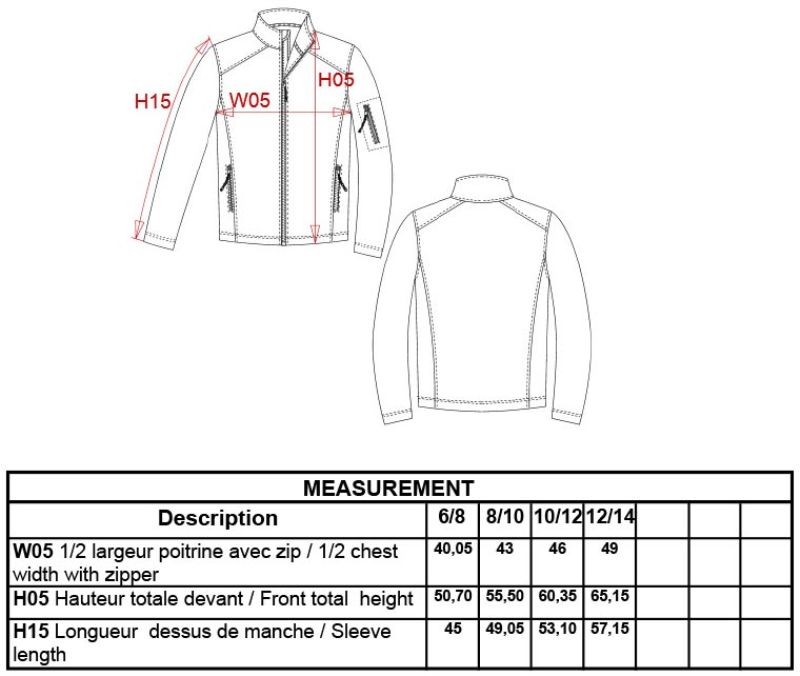 Grössentabelle 20.K402