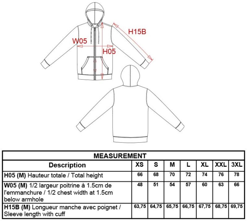 Grössentabelle 20.K438