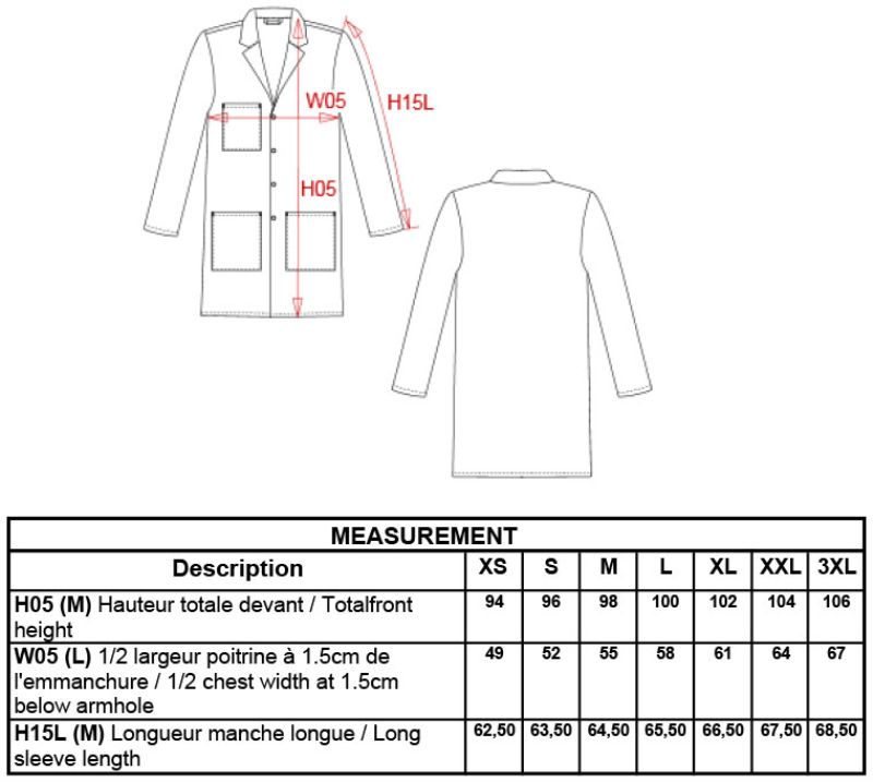 Grössentabelle 20.K828