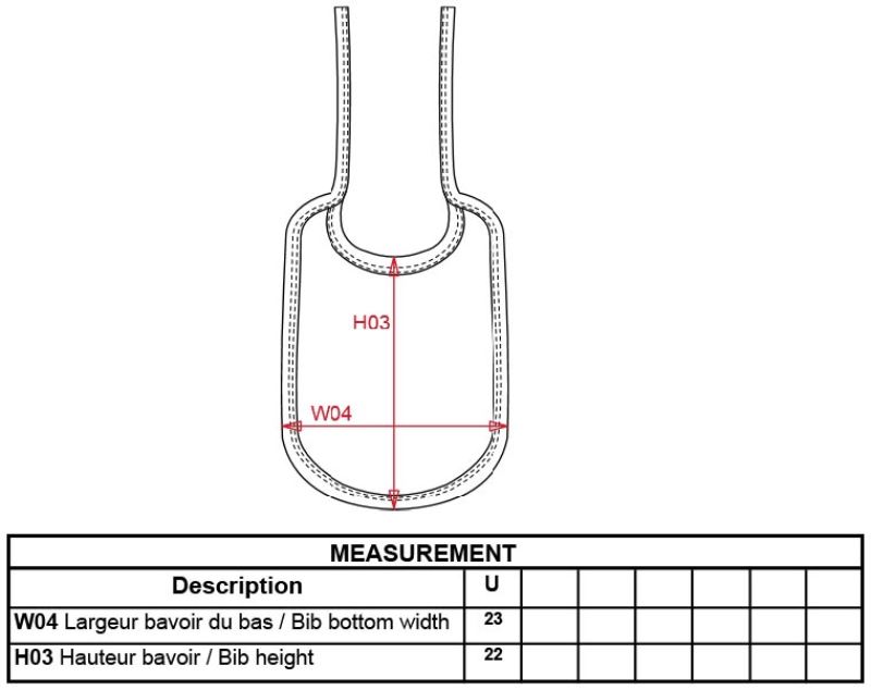 Grössentabelle 20.K832
