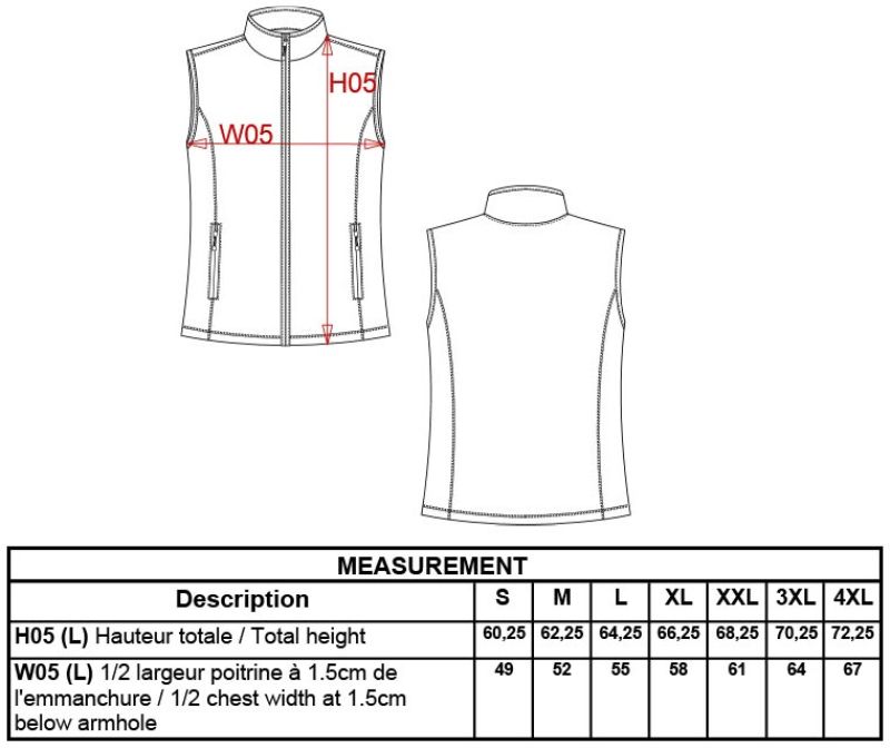 Grössentabelle 20.K906