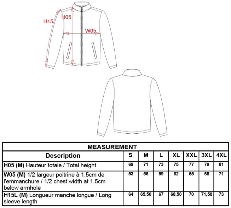 Grössentabelle 20.K911