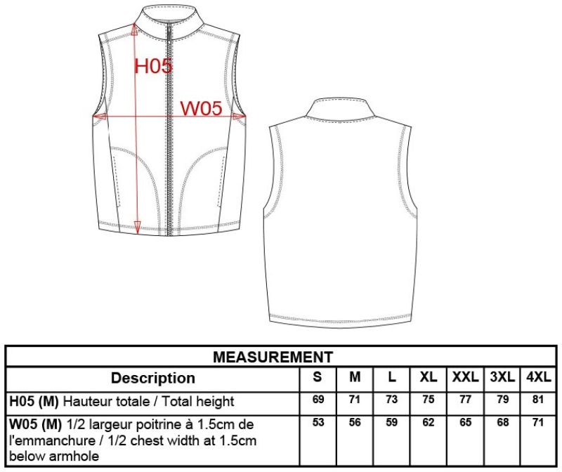 Grössentabelle 20.K913