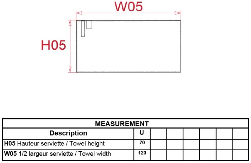 Grössentabelle 20.P575