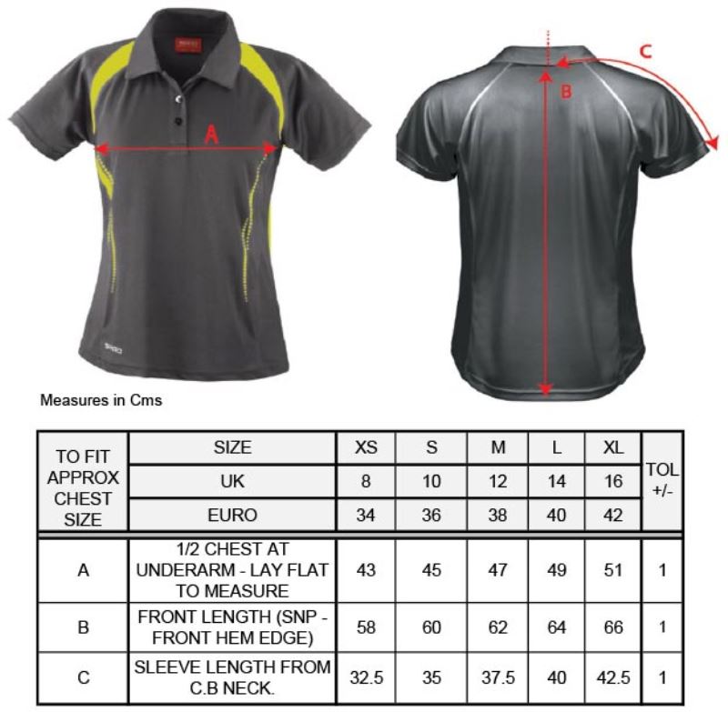 Grössentabelle 29.177F