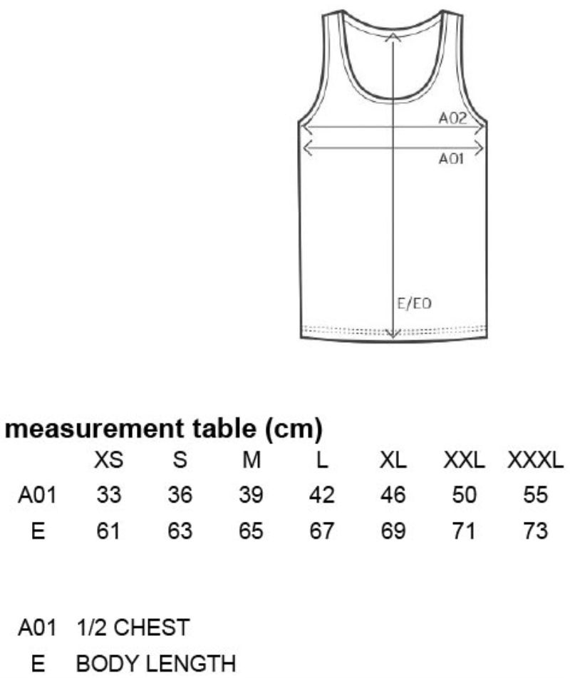 Grössentabelle 40.1051