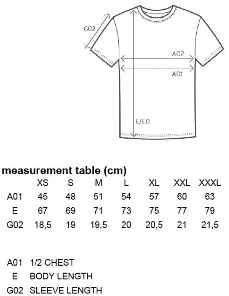 Grössentabelle 40.1400