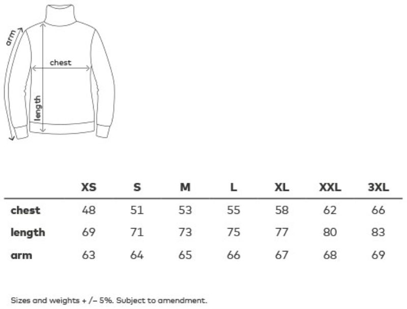 Grössentabelle 40.3407