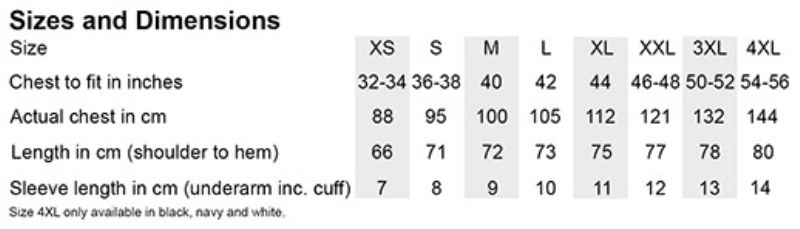 Grössentabelle 43.0504