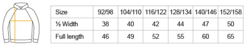 Grössentabelle 77.1301