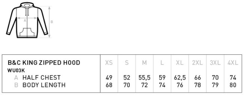 Grössentabelle 01.U03K