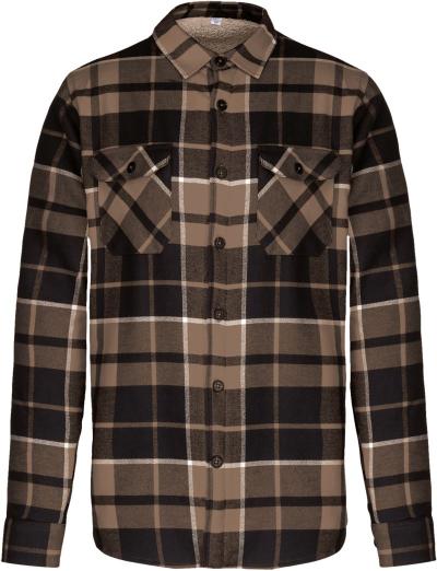 Kariban | K 579 Flannel Shirt with Sherpa Fleece Lining