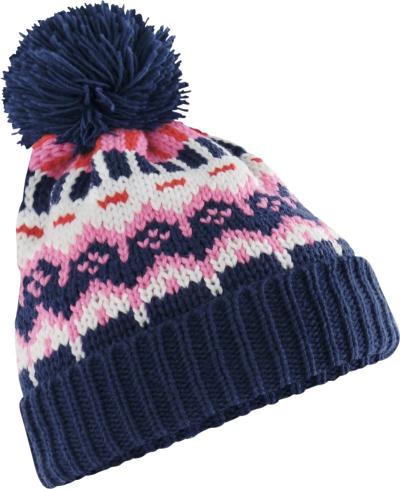 Beechfield | B 528 Knitted Hat with Pompon "Retro Ski"